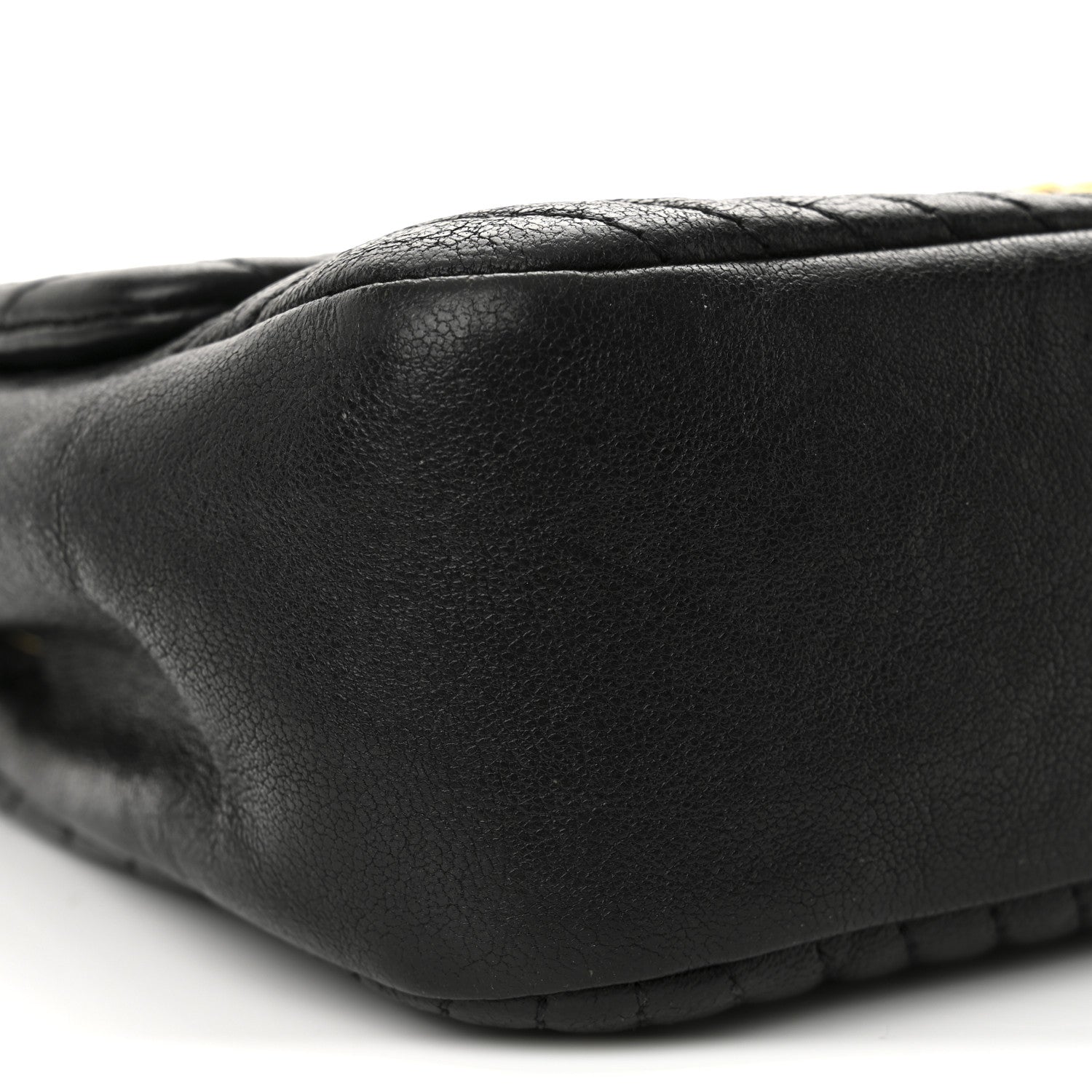 Chanel Calfskin Surpique Chevron Small Flap Black 9 of 10