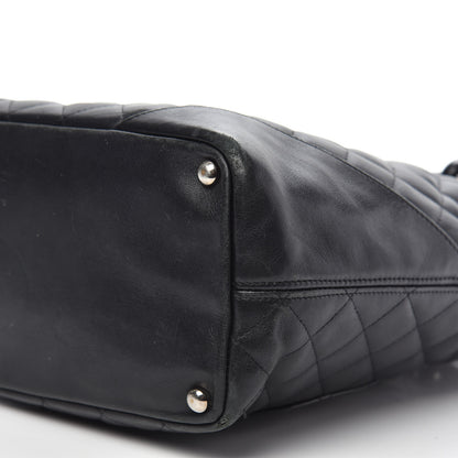 Chanel Calfskin Quilted Medium Cambon Tote Black White 10 of 21