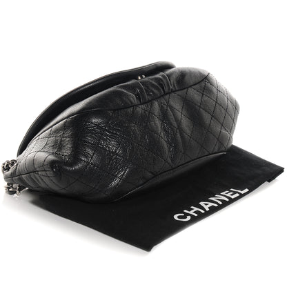 Chanel Caviar Half Moon Large Flap Black 4 of 7