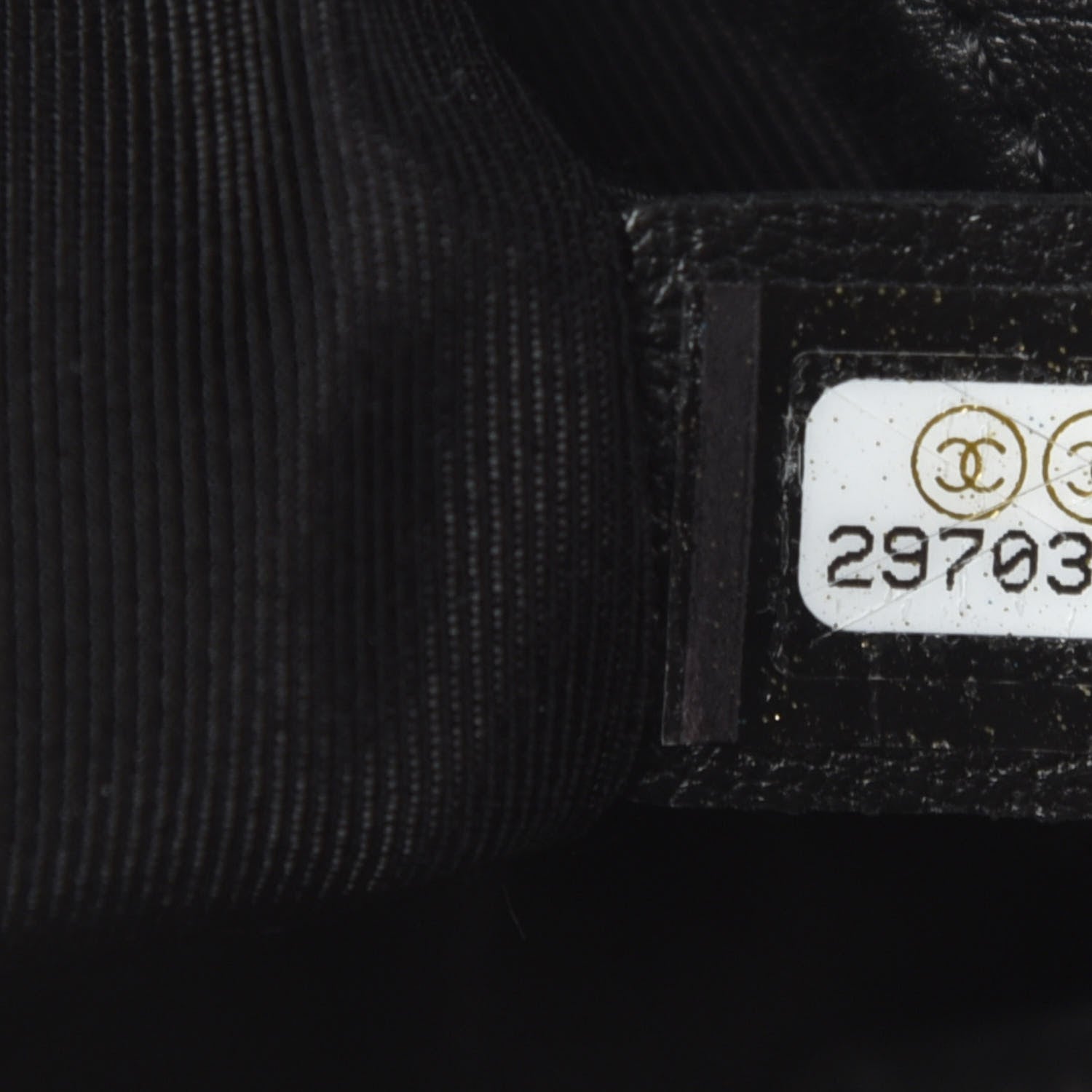 Chanel Crumpled Calfskin Medium Chain All Over Flap Black 9 of 11