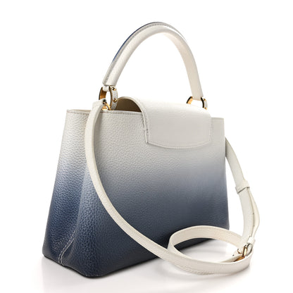 Louis Vuitton Taurillon Gradient Capucines PM Denim Blue 3 of 11