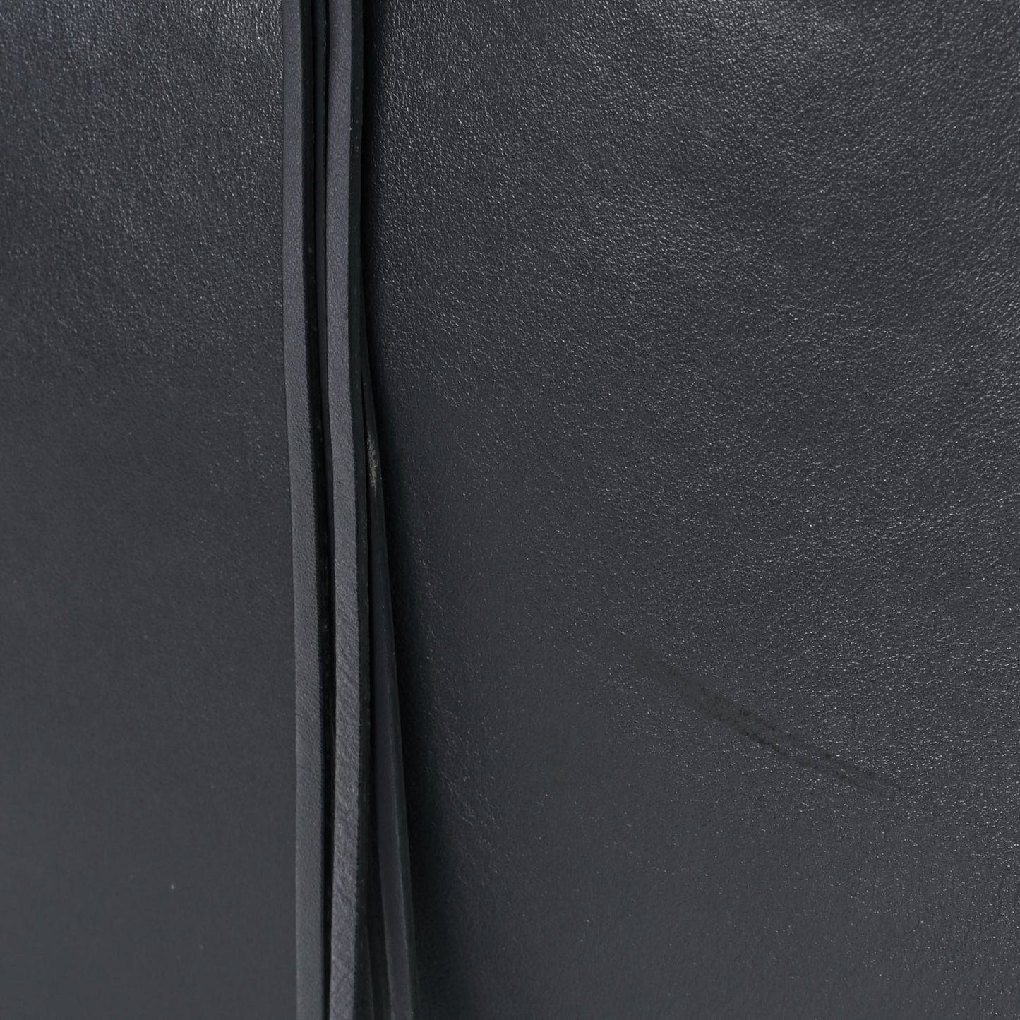 Smooth Calfskin Small Fringe Shopper Tote Black