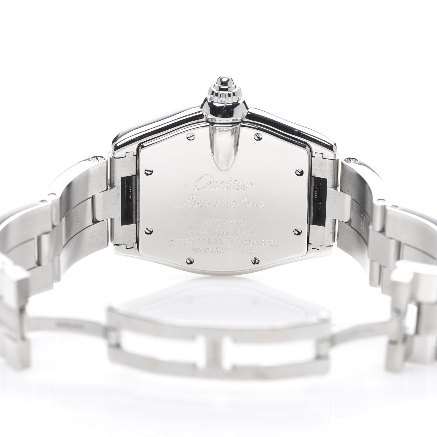 Cartier Stainless Steel 37mm Roadster Automatic Watch 4 of 5