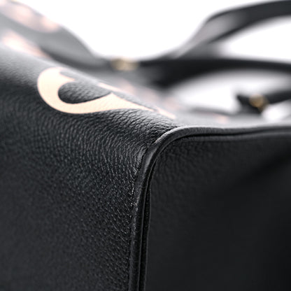 Louis Vuitton Empreinte Monogram Giant Onthego MM Black Beige 9 of 11