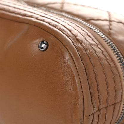 Chanel Lambskin Stitched Expandable Tote Beige 21 of 33