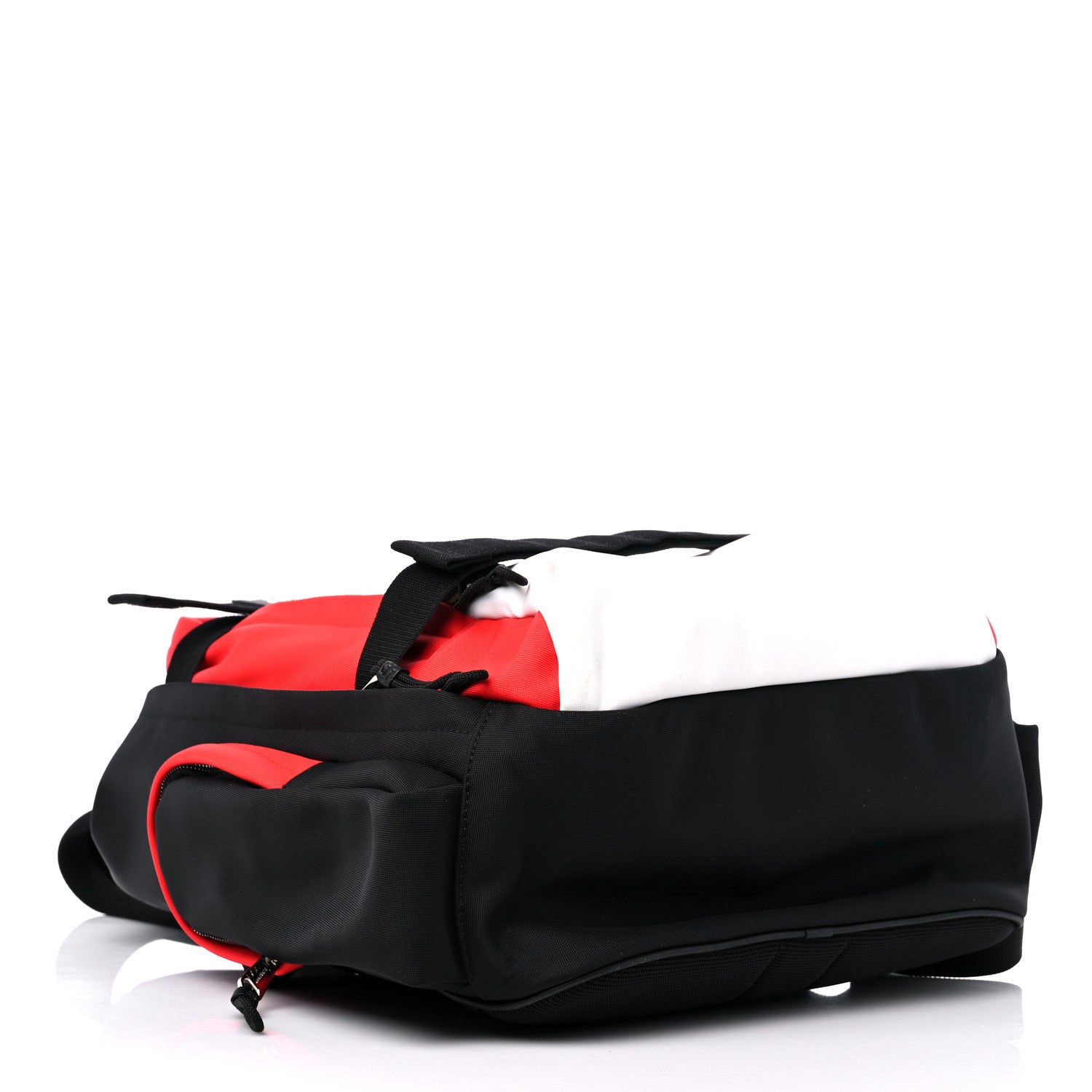 Burberry Nylon Large Nevis Backpack White Red Black 4 of 15