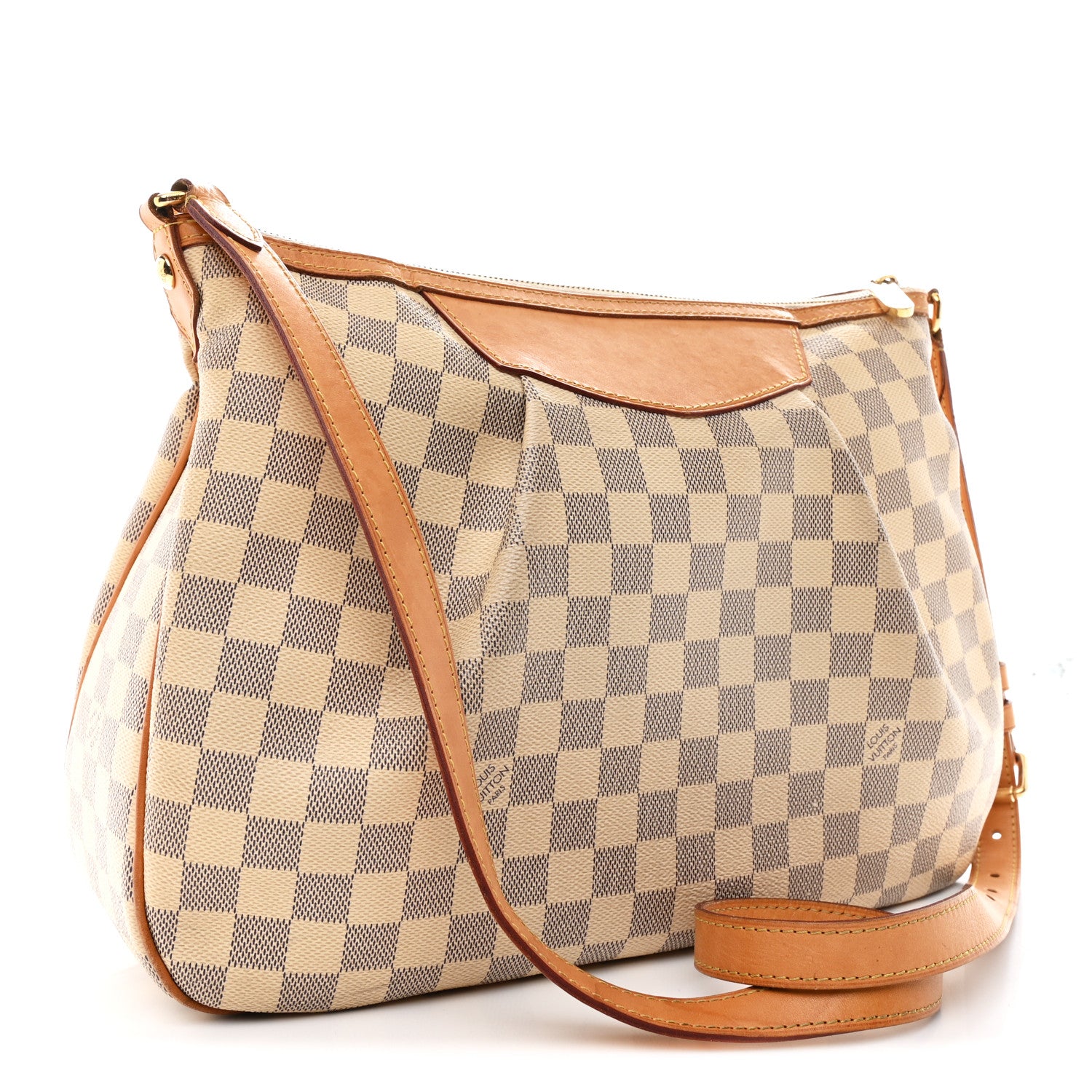 Louis Vuitton Damier Azur Siracusa MM 3 of 15