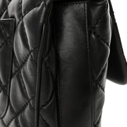 Chanel Lambskin Quilted Jumbo Easy Carry Flap Black 17 of 17