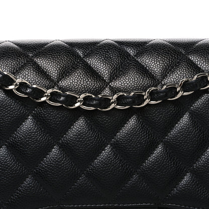 Chanel Caviar Quilted Jumbo Double Flap Black 8 of 10