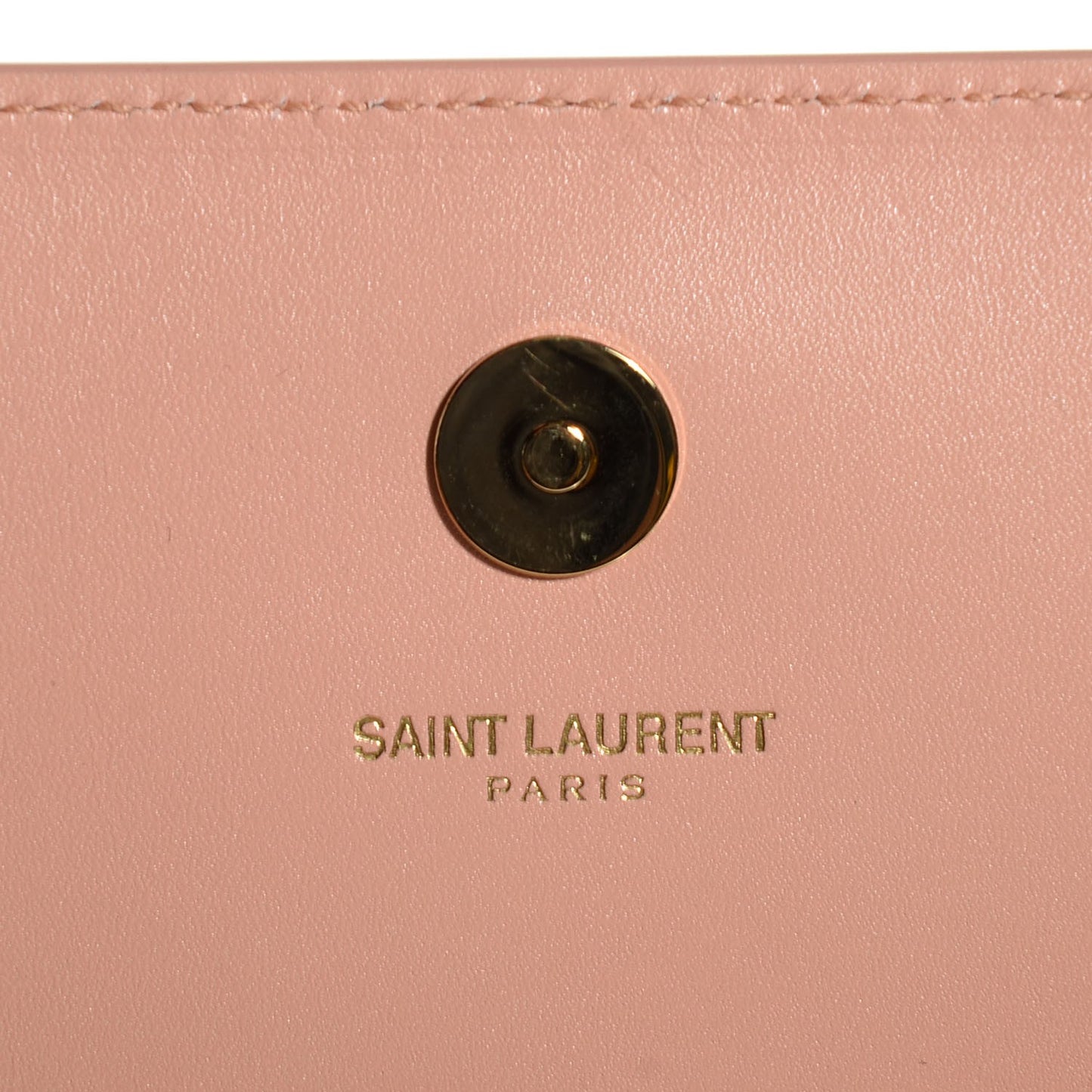 Calfskin Classic Monogram Clutch Blush