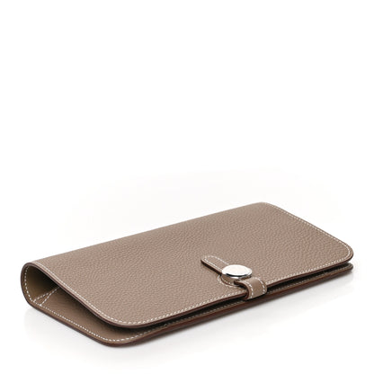 Hermes Togo Dogon Duo Wallet Etoupe 5 of 11