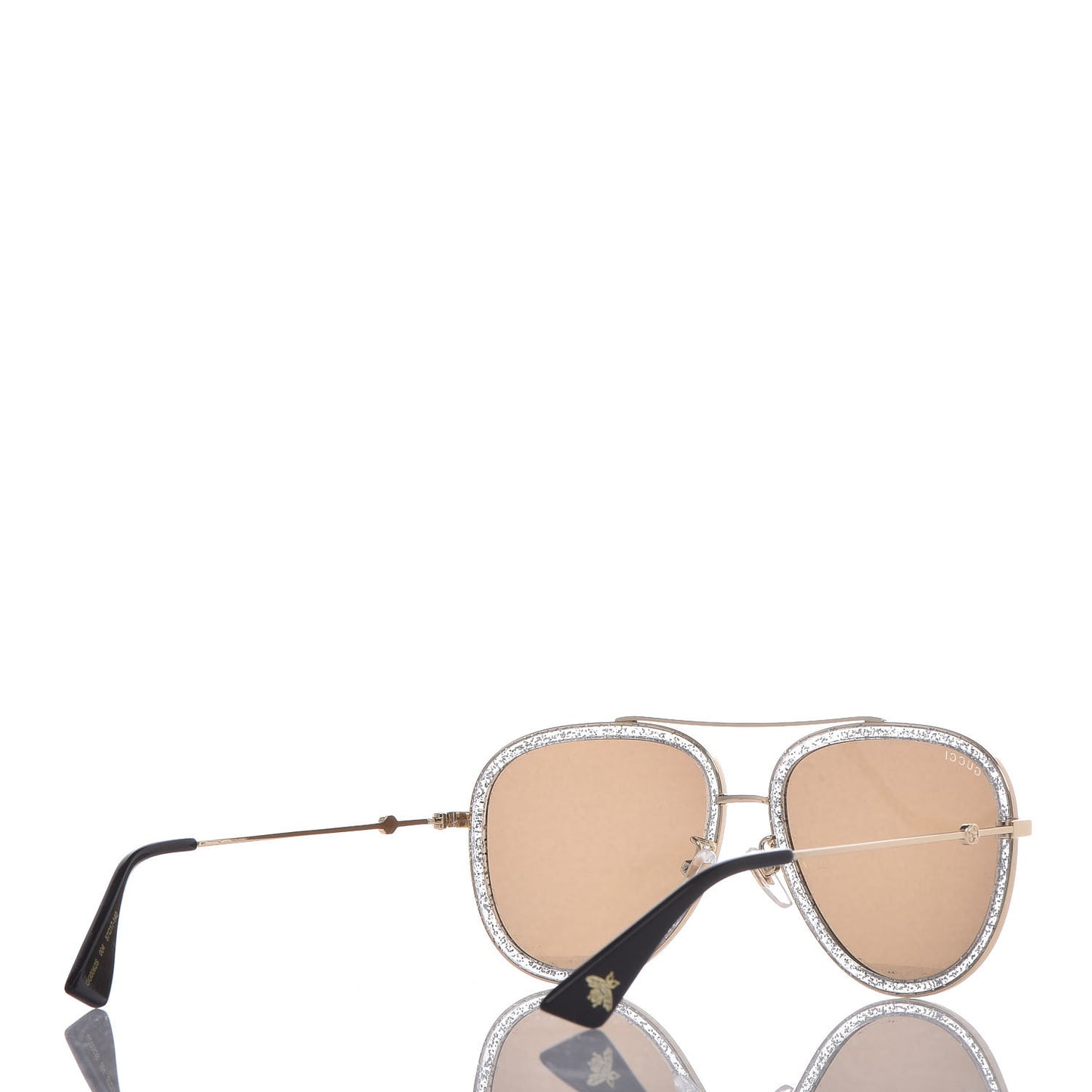 Glitter Aviator Sunglasses GG0062S Silver