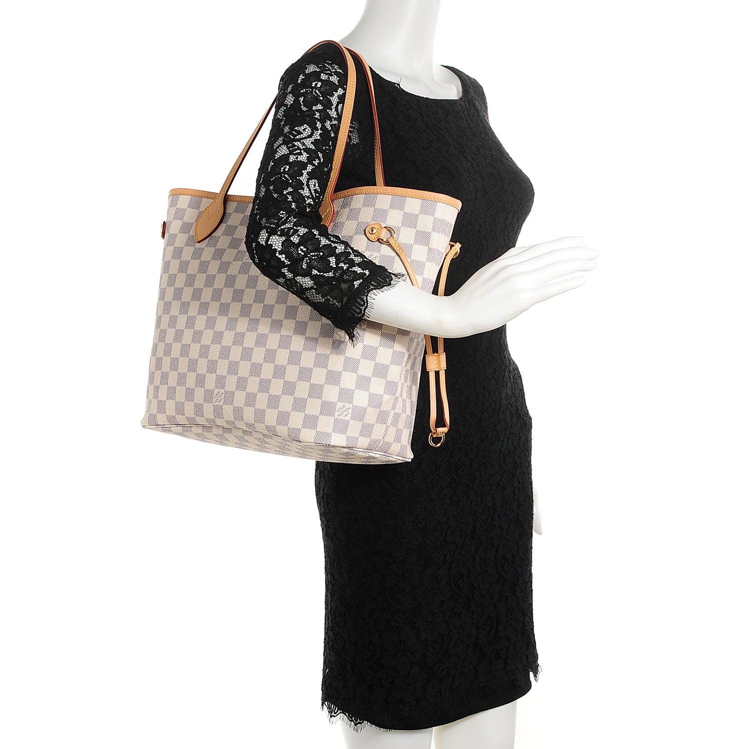 Louis Vuitton Damier Azur Neverfull MM 2 of 8