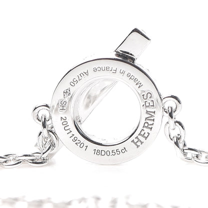 Hermes 18K White Gold Diamond Finesse Bracelet SH 4 of 5