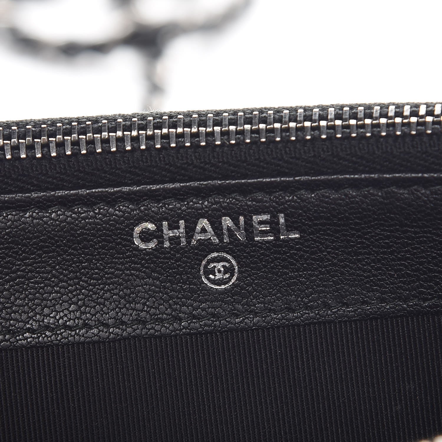 Chanel Sheepskin Chevron Quilted Studded Reissue Small Clutch With Chain Black 7 of 10