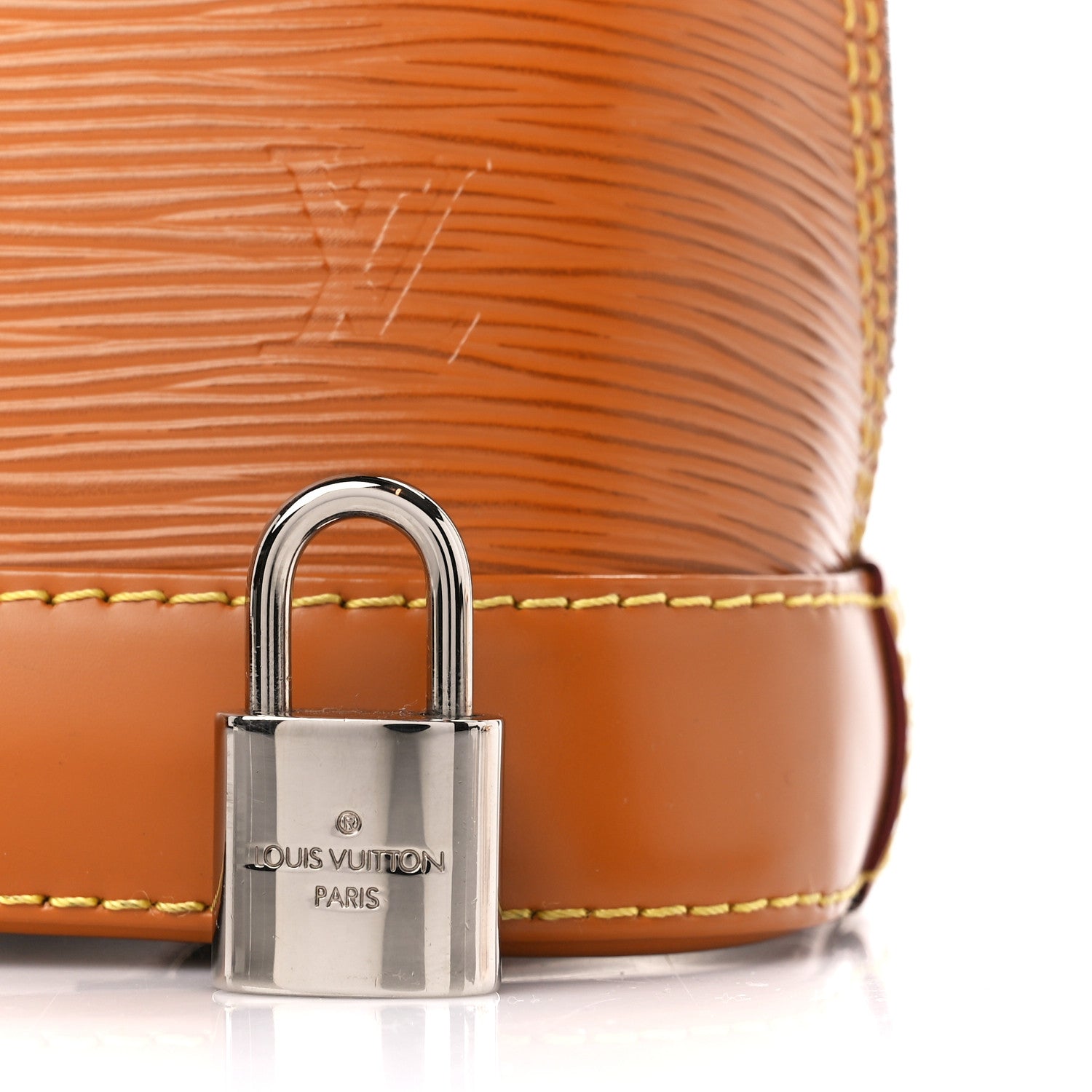 Louis Vuitton Epi Jacquard Alma BB Honey Gold 9 of 12