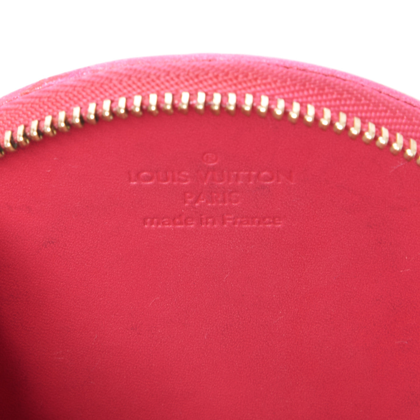 Louis Vuitton Vernis Roses Chapeau Coin Purse Rose Pop 7 of 8