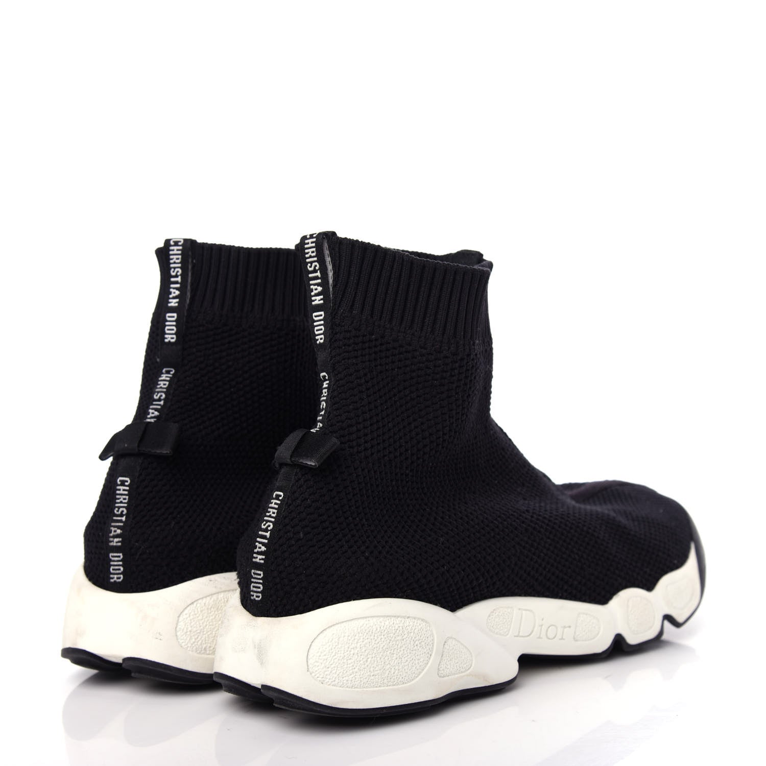 Christian Dior Technical Canvas Fusion High Top Sneakers 36.5 Black 4 of 9