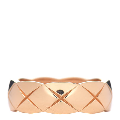 Chanel 18K Yellow Gold Small Coco Crush Ring 58 8.25 3 of 4