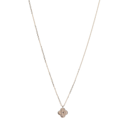 Van Cleef & Arpels 18K Rose Gold Sweet Alhambra Pendant Necklace 1 of 4