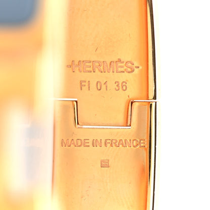 Hermes Enamel Narrow Clic Clac H Bracelet PM Ardoise 4 of 6