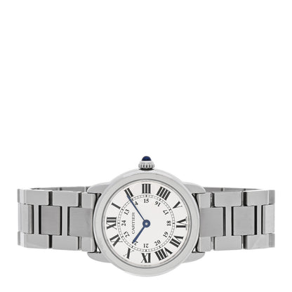 Cartier Stainless Steel 29mm Ronde Solo Quartz Watch 2 of 4
