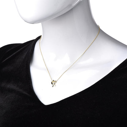 Tiffany 18K Yellow Gold Small Paloma Picasso Loving Heart Pendant Necklace 2 of 6