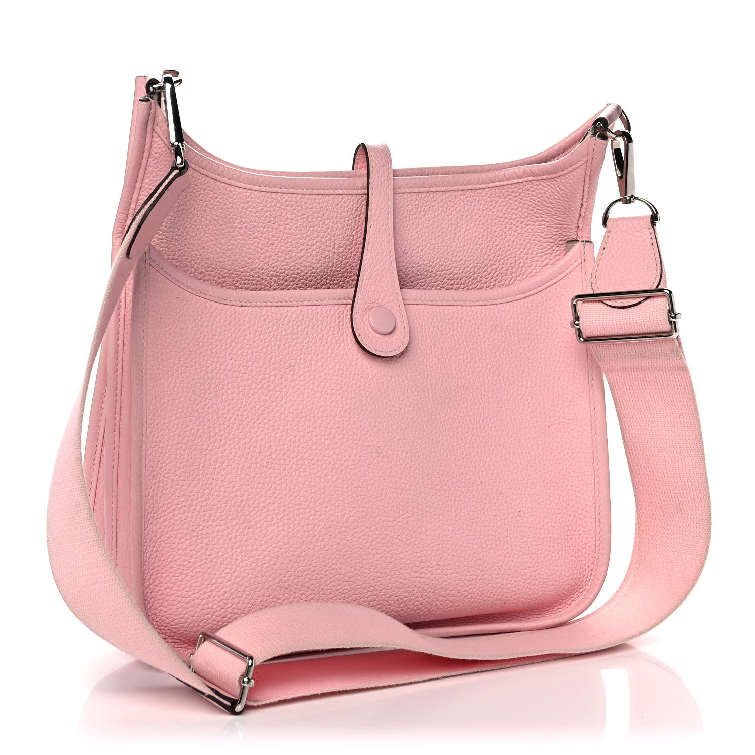 Hermes Taurillon Clemence Evelyne III PM Rose Sakura 3 of 13