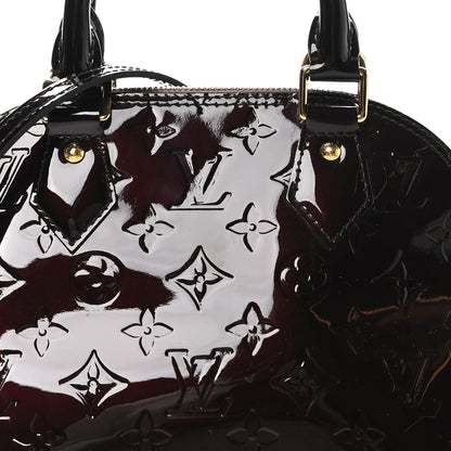 Louis Vuitton Vernis Alma BB Amarante 7 of 9