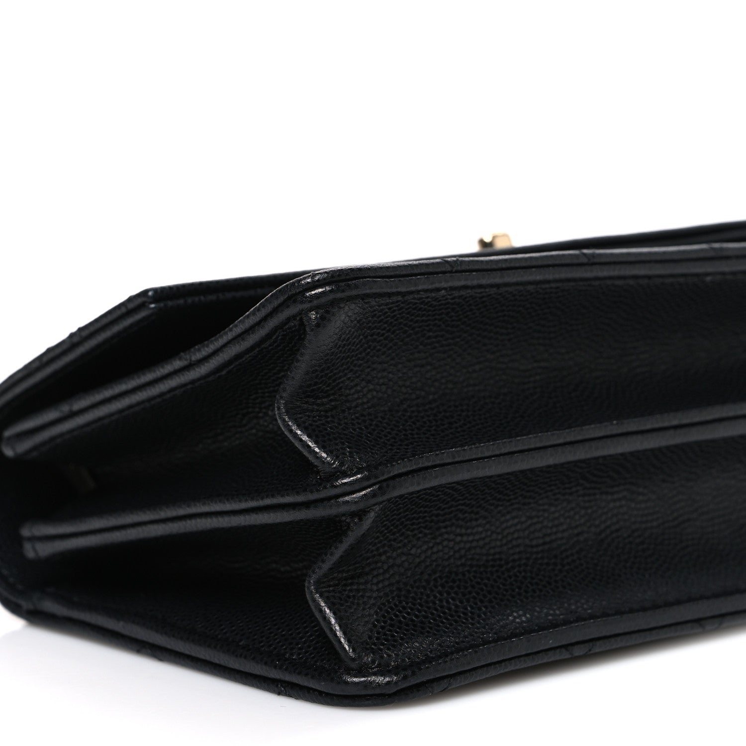 Chanel Caviar Quilted Trendy Handle Clutch With Chain Black 10 of 11