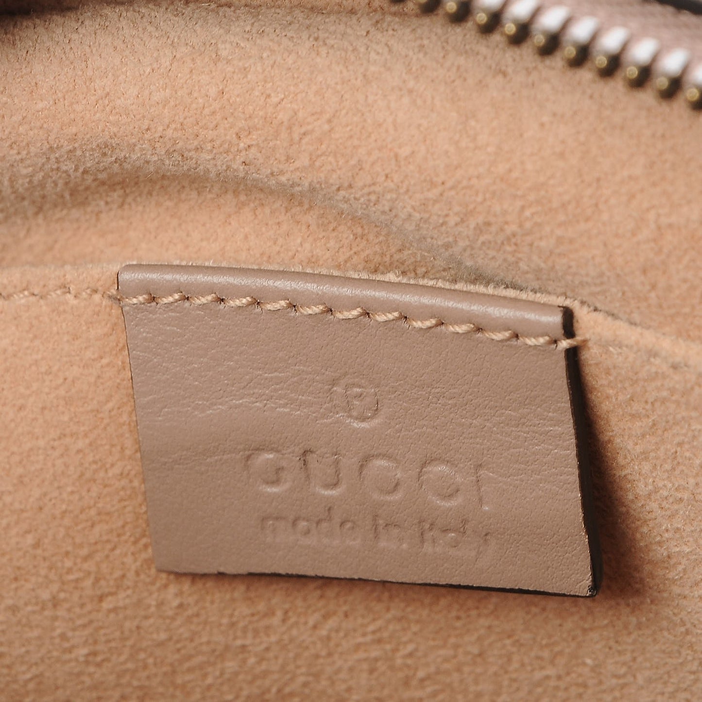 Calfskin Matelasse Small GG Marmont Chain Shoulder Bag Taupe