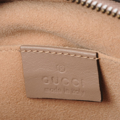 Gucci Calfskin Matelasse Small GG Marmont Chain Shoulder Bag Taupe 6 of 7