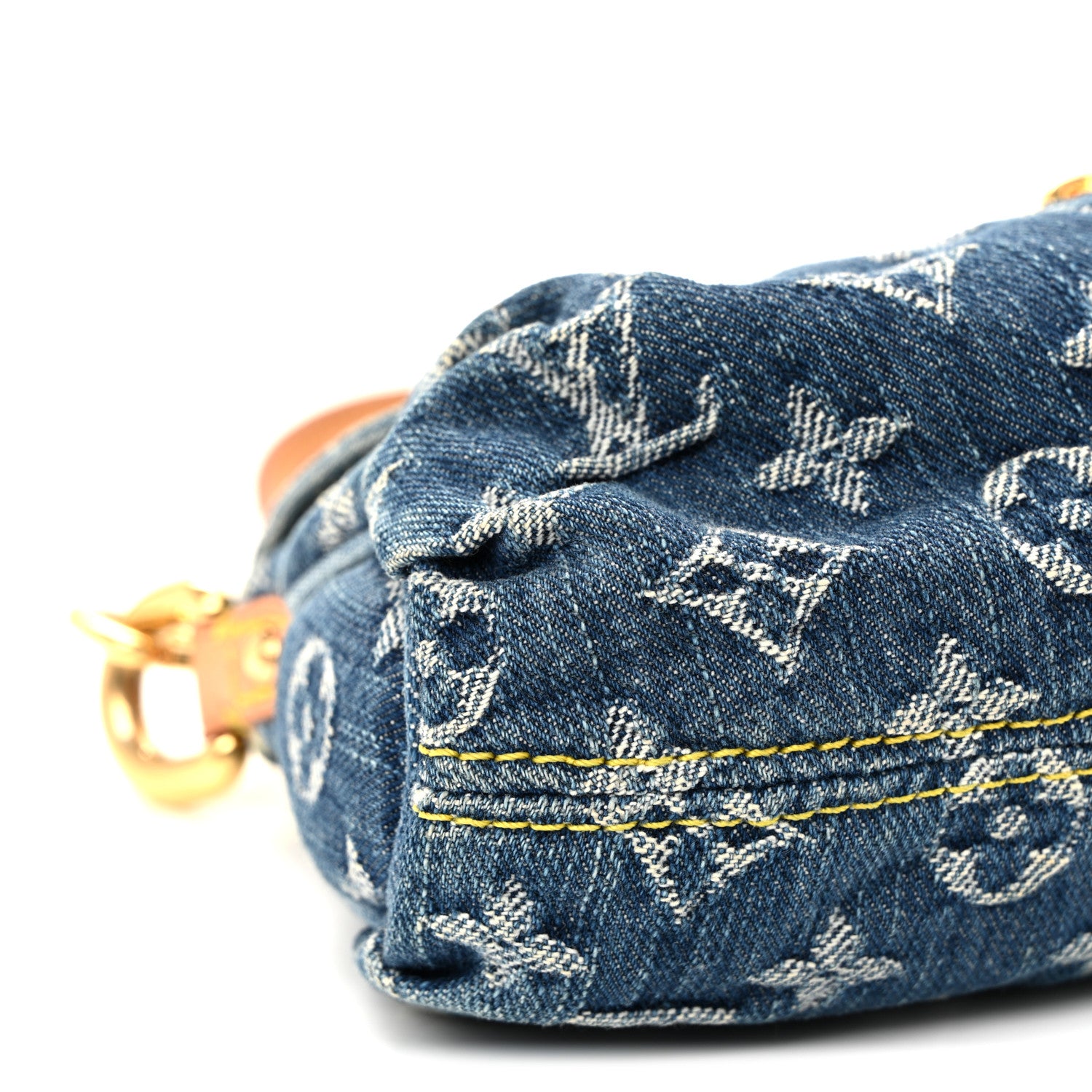 Louis Vuitton Monogram Denim Mini Pleaty Blue 8 of 9