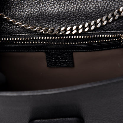 Gucci Calfskin Studded Medium Miss Bamboo Shoulder Bag Black 8 of 9