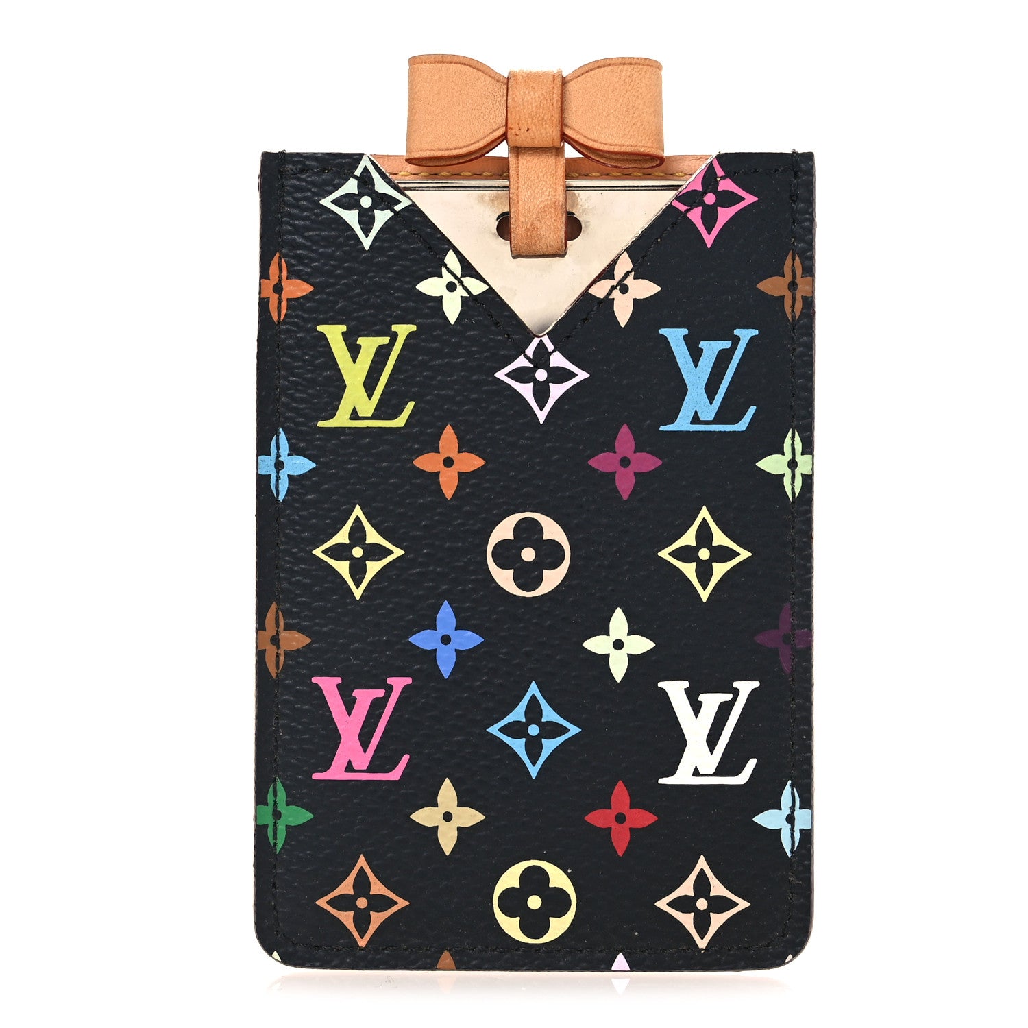 Louis Vuitton Monogram Multicolor Mirror and Case Pouch Black 1 of 10