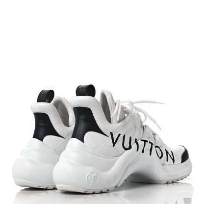 Louis Vuitton Calfskin Logo LV Archlight Sneakers 37.5 White 4 of 6