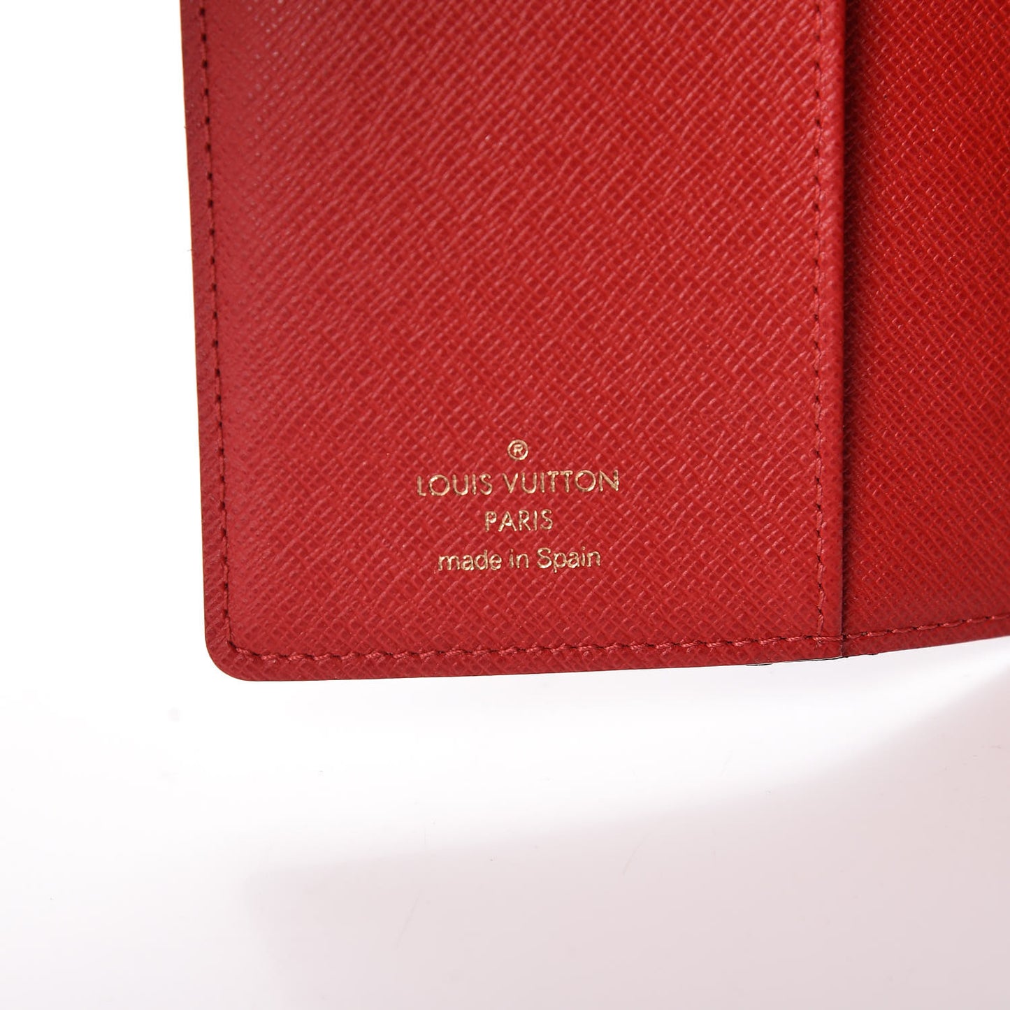 Damier Ebene Koala Small Ring Agenda Cover Red
