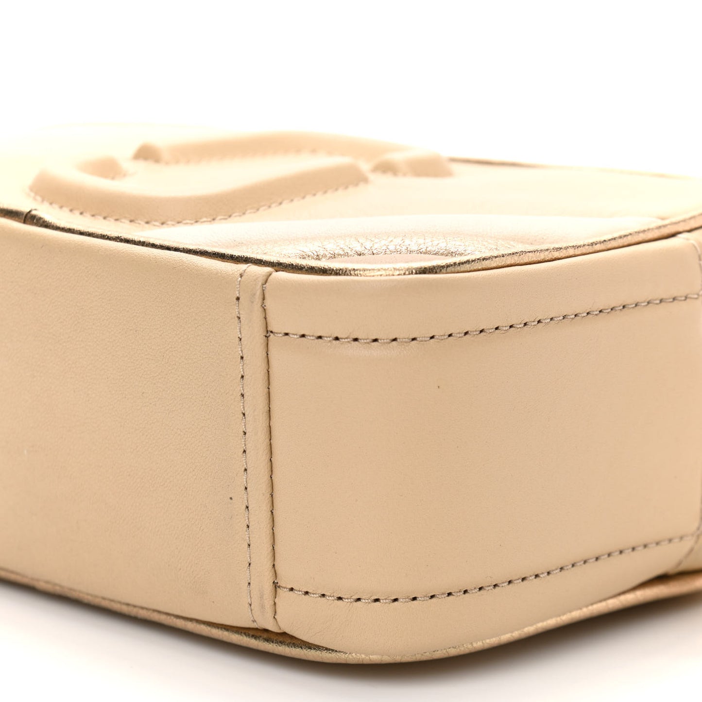 Calfskin Quilted The Moto Shot 21 Bag Curds Whey