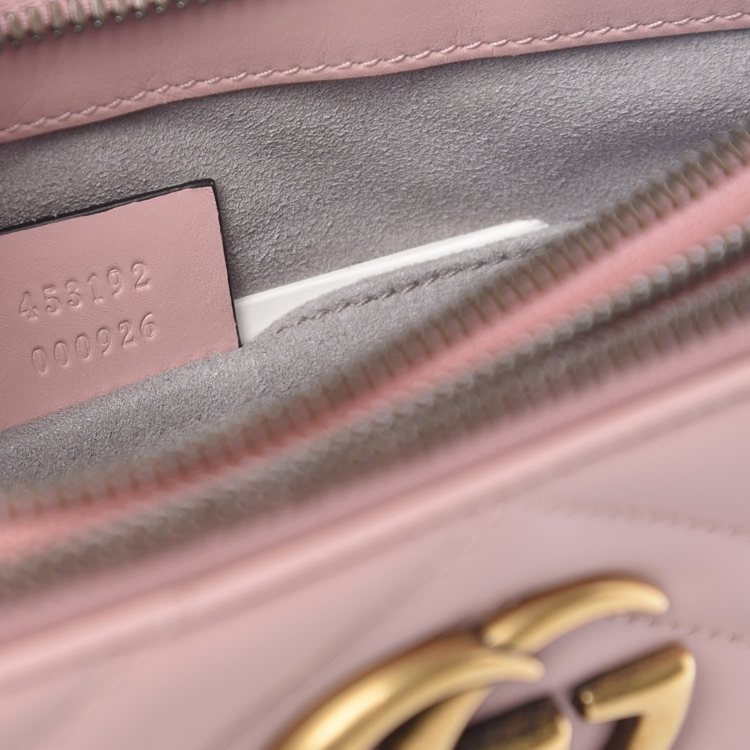 Gucci Calfskin Matelasse GG Marmont Double Zip Chain Bag Perfect Pink 8 of 11