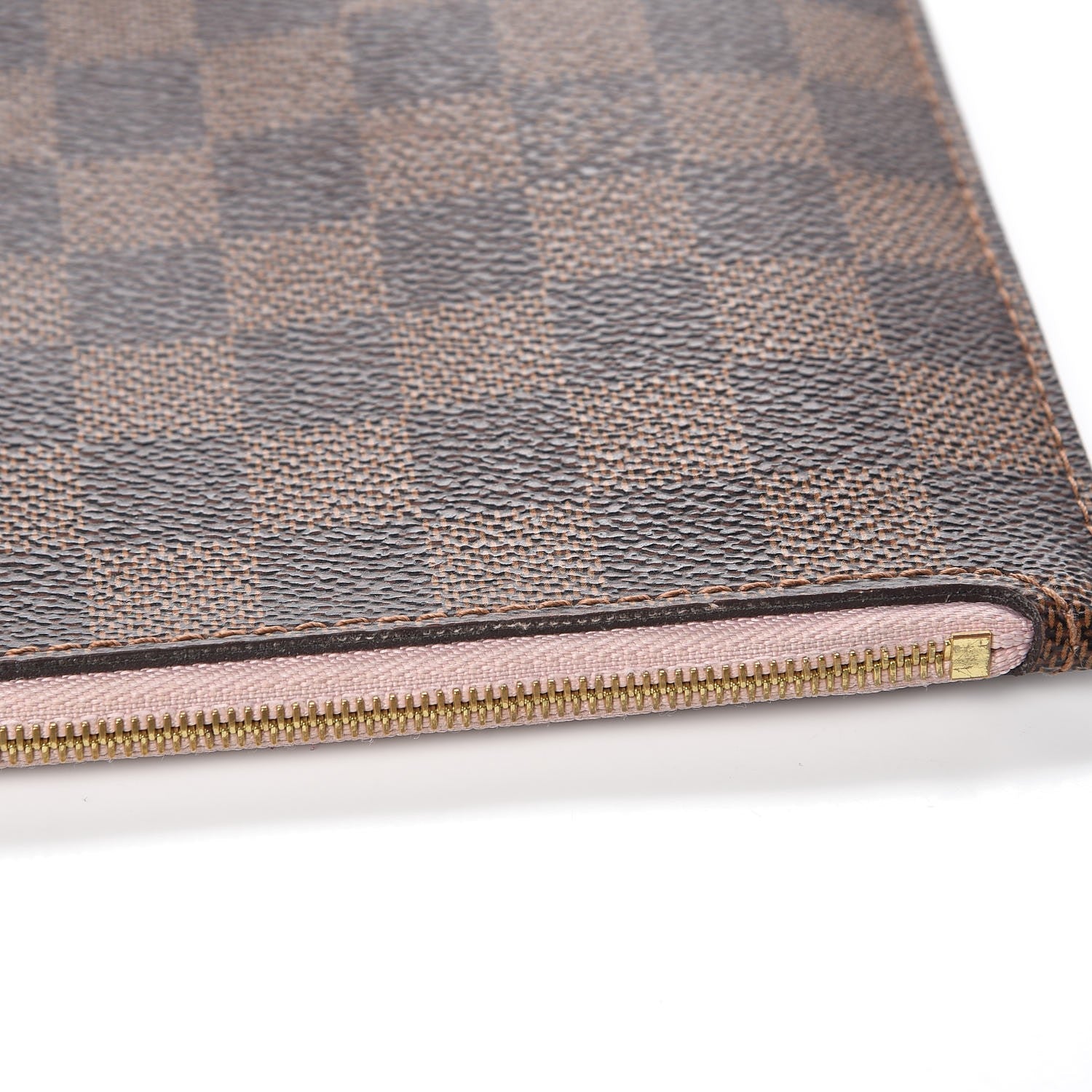 Louis Vuitton Damier Ebene Neverfull MM GM Pochette Rose Ballerine 9 of 13