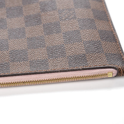 Louis Vuitton Damier Ebene Neverfull MM GM Pochette Rose Ballerine 9 of 13