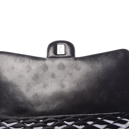 Chanel Patent Quilted Maxi Single Flap Black 8 of 13