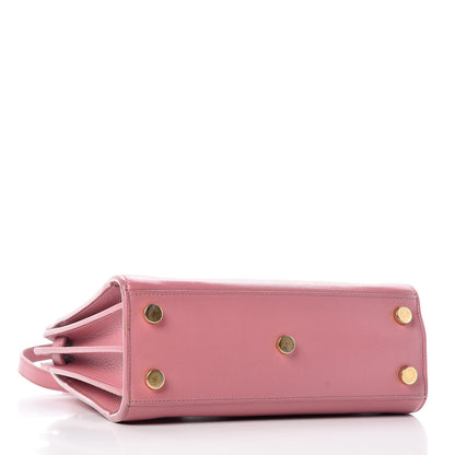 Saint Laurent Calfskin Nano Sac De Jour Rose Dark 4 of 28