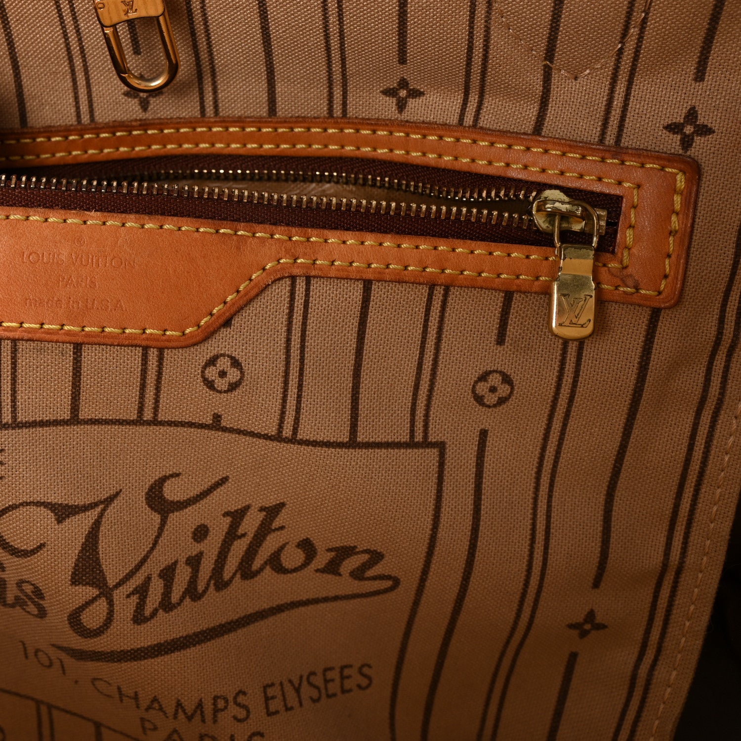 Louis Vuitton Monogram Neverfull MM 6 of 12