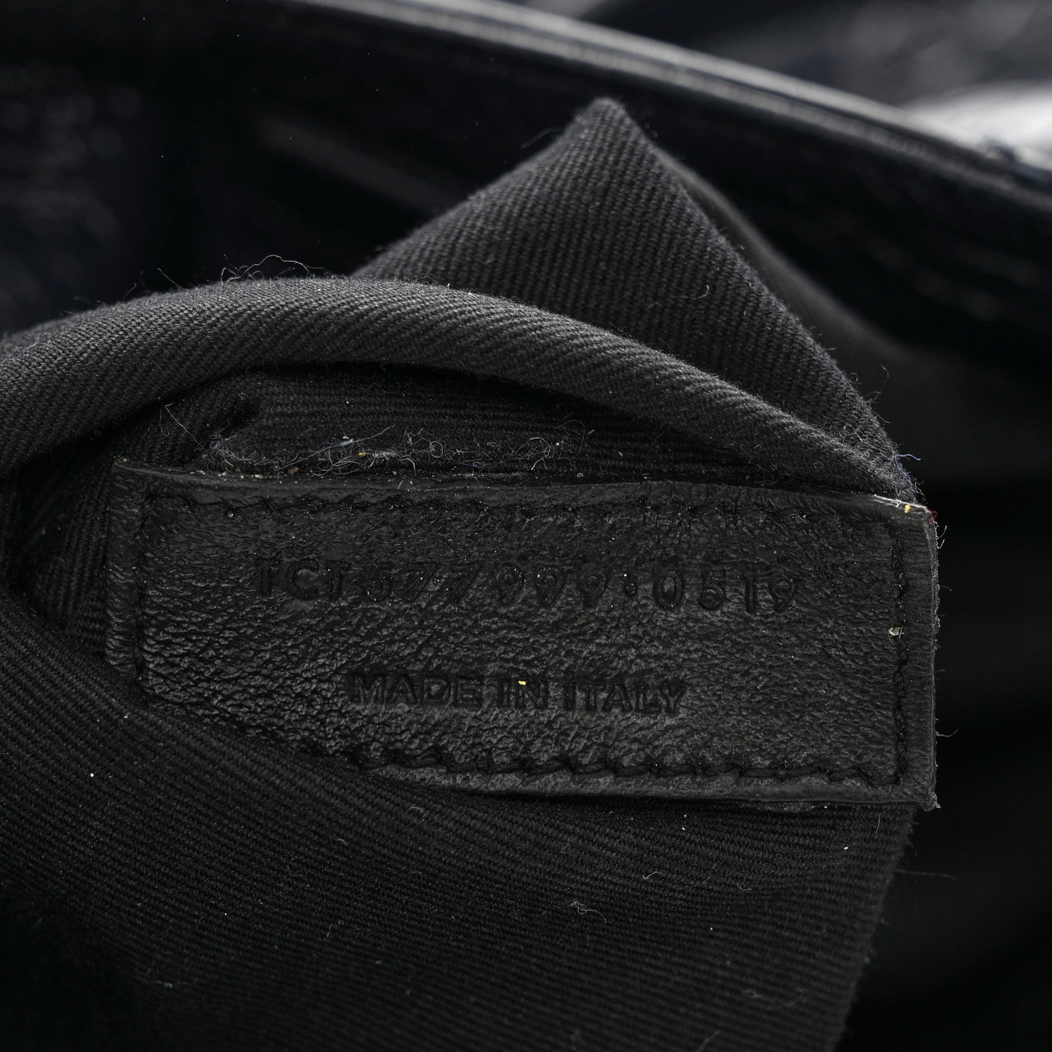 Saint Laurent Crinkled Calfskin Matelasse Monogram Medium Niki Shopper Tote Deep Marine 7 of 11