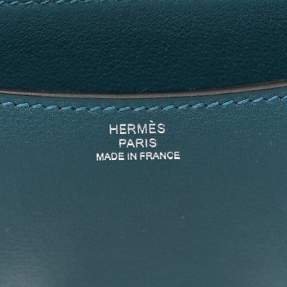 Hermes Swift Constance Verso 18 Colvert Bleu Lin 6 of 11