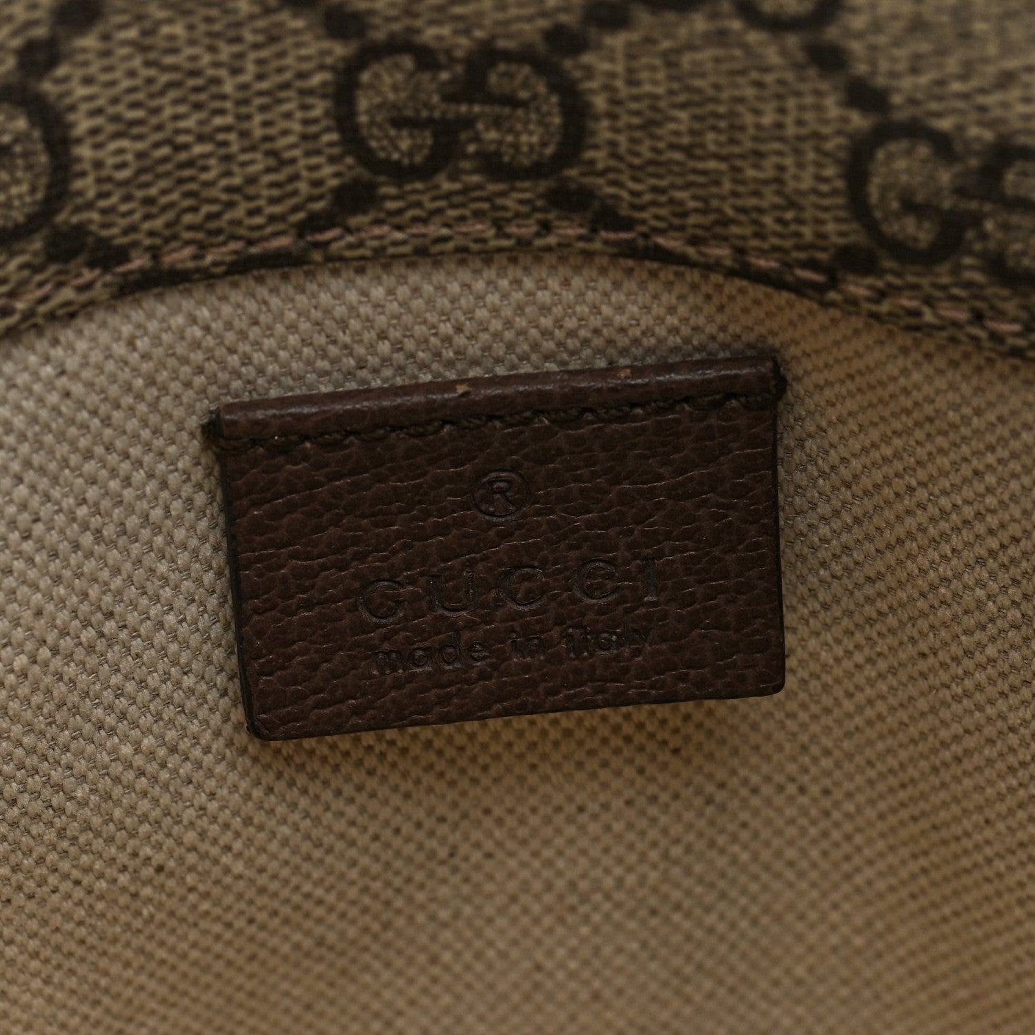 Gucci GG Supreme Monogram Neo Vintage Web Belt Bag Brown 6 of 11