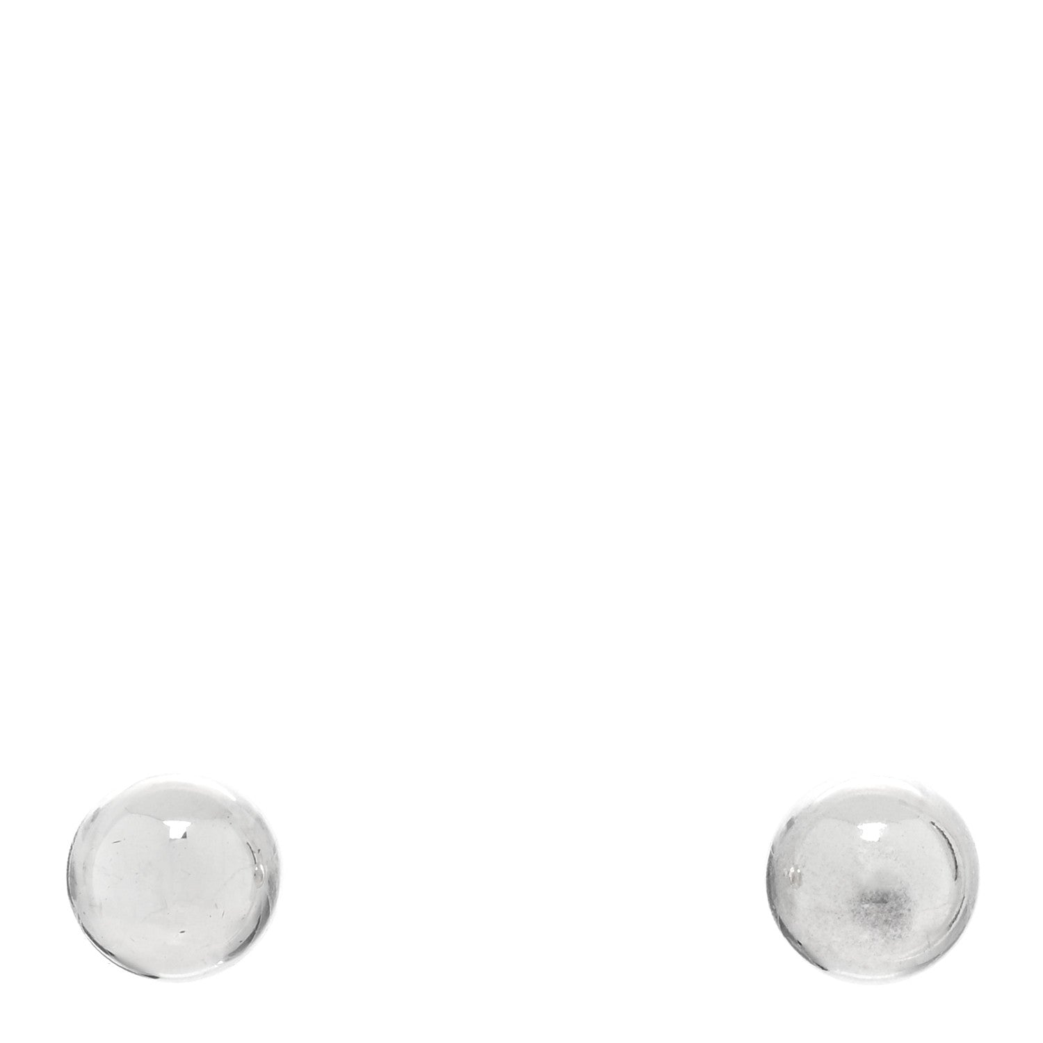 Tiffany Sterling Silver 8mm HardWear Ball Earrings 1 of 4