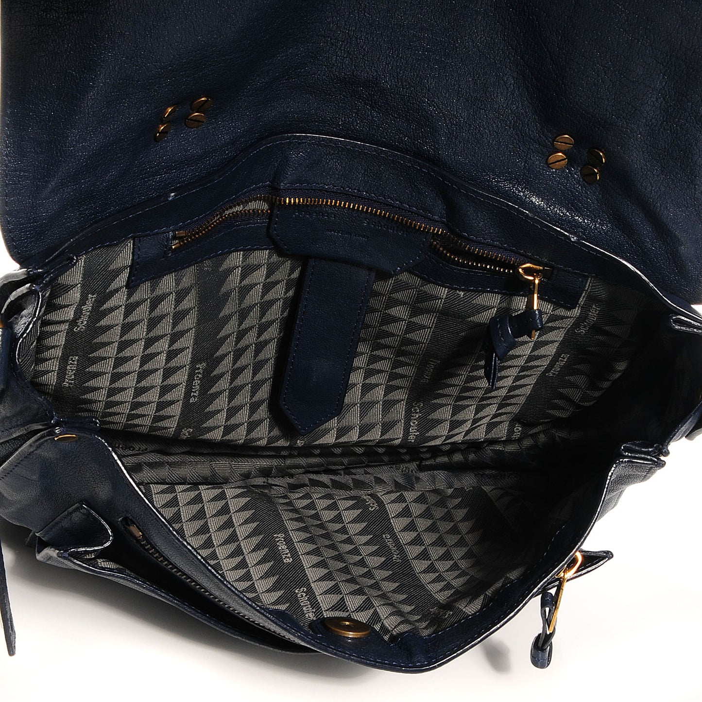 Lambskin PS1 Medium Satchel Marine