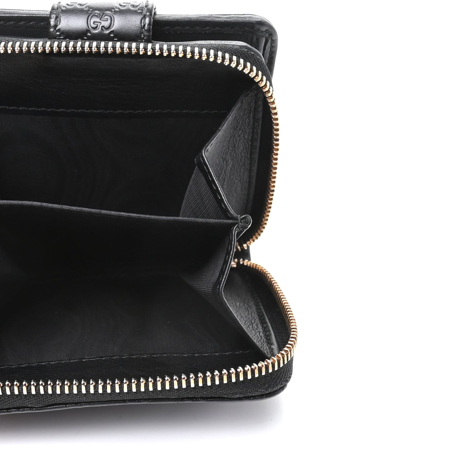 Microguccissima Compact Wallet Black